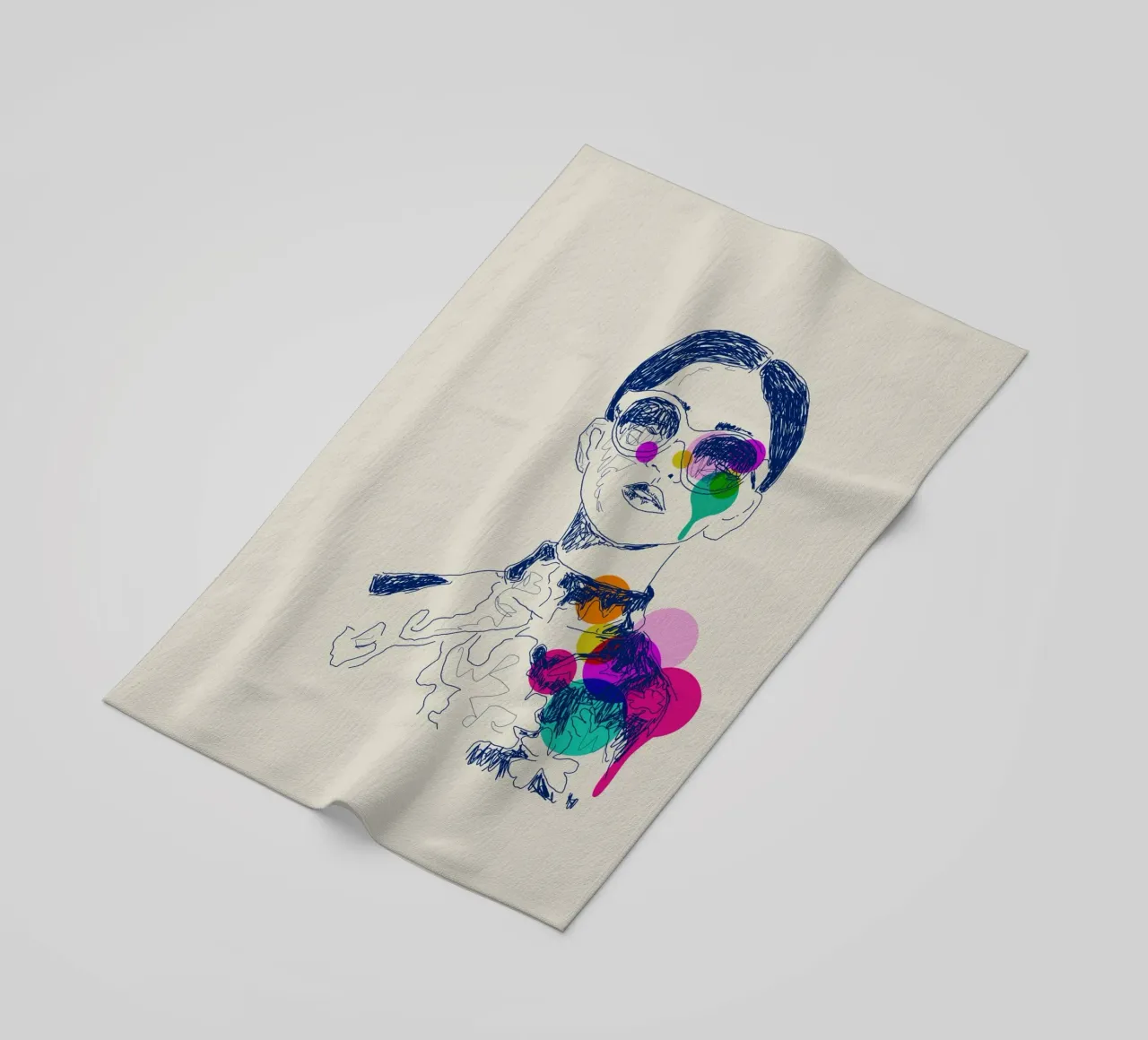 Retro Chic telo mare da Indigo Rain