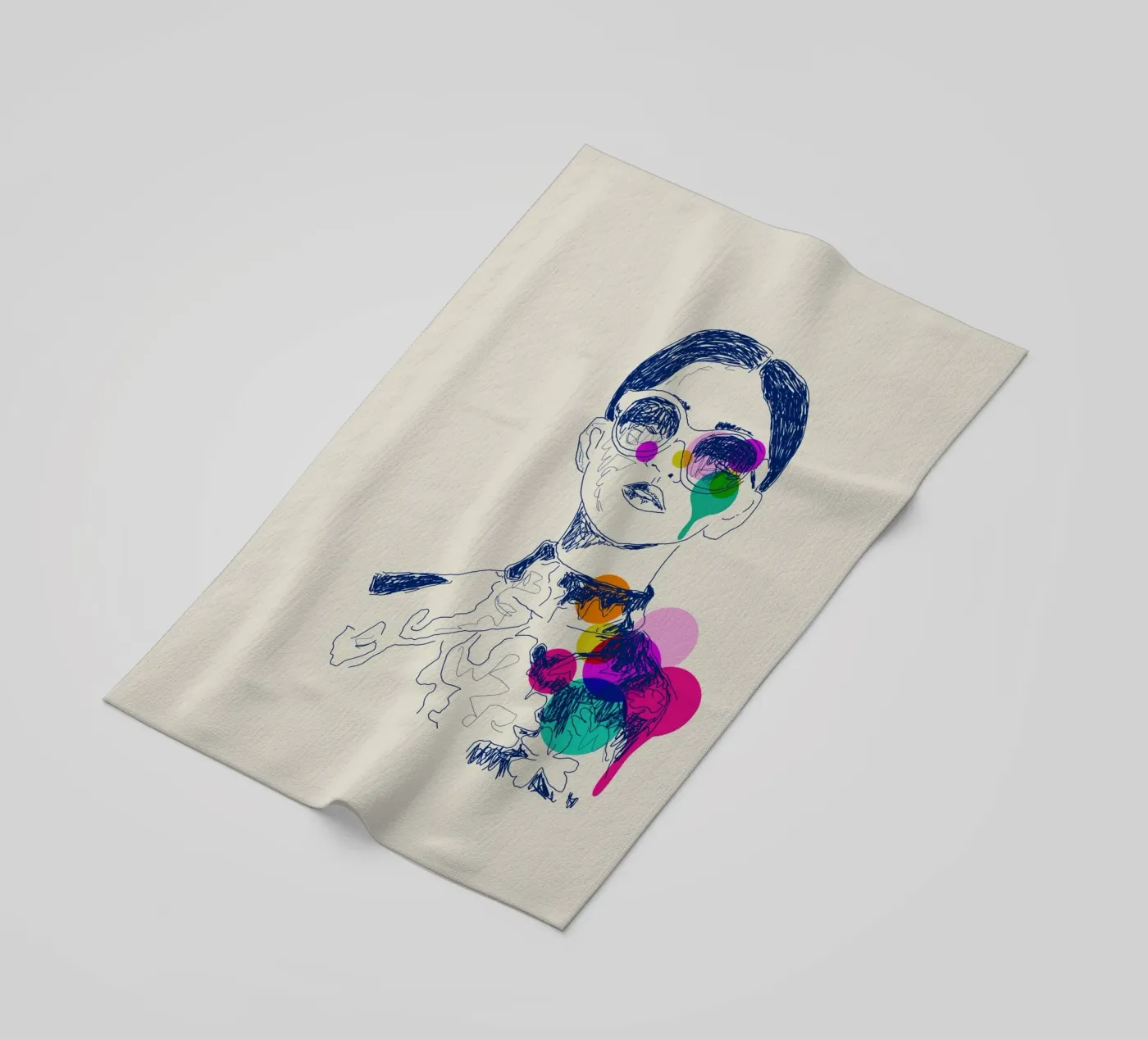 Retro Chic telo mare da Indigo Rain