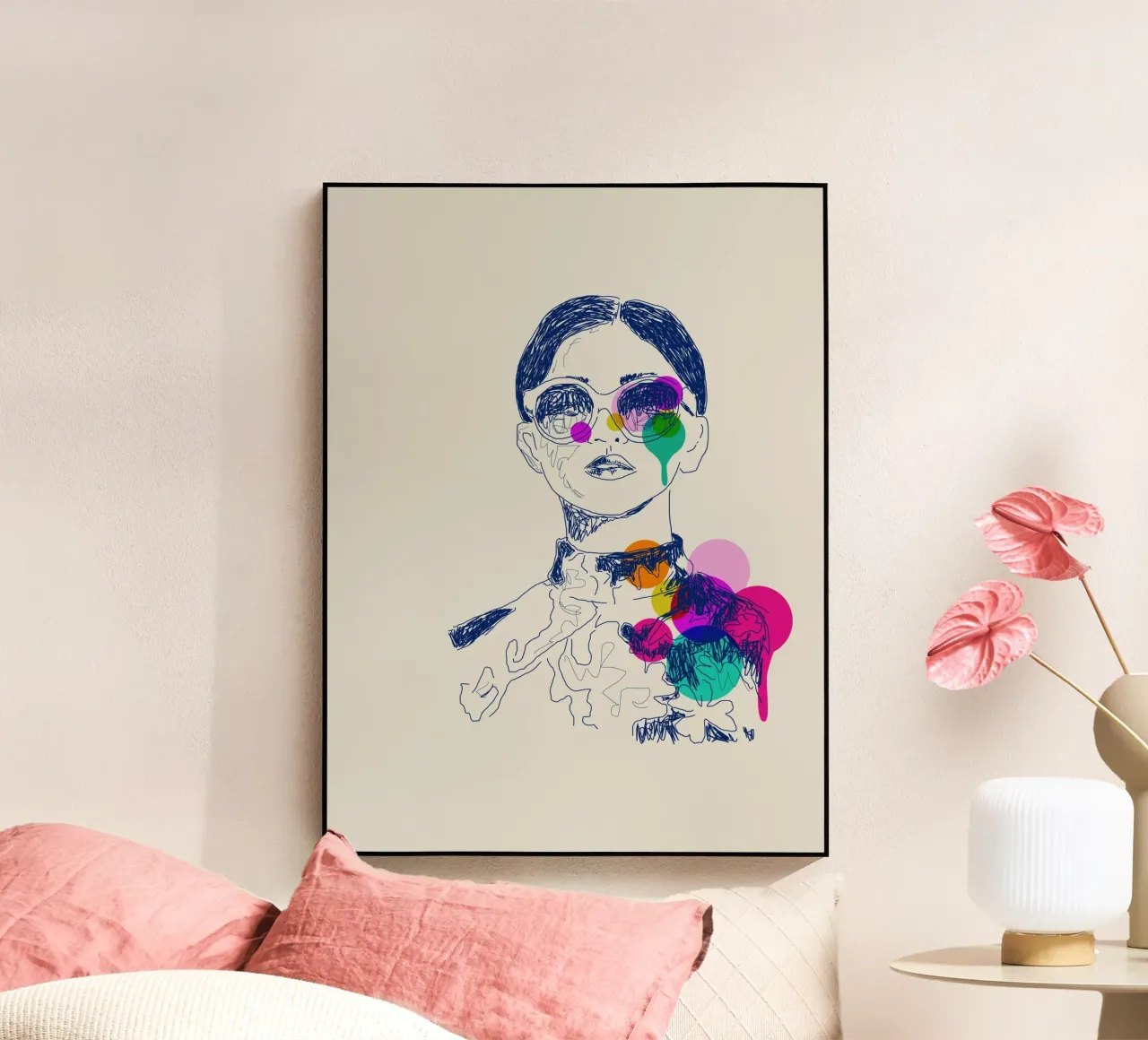 Retro Chic acryl van Indigo Rain