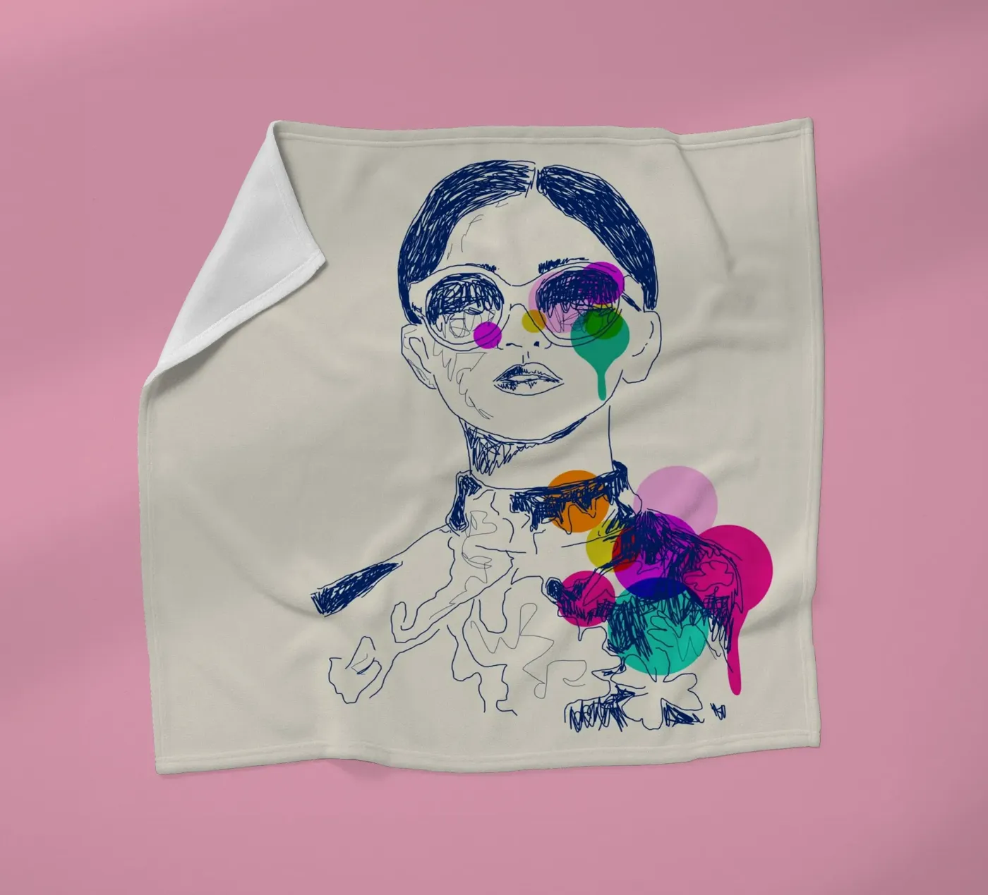 Retro Chic fleecedeken van Indigo Rain