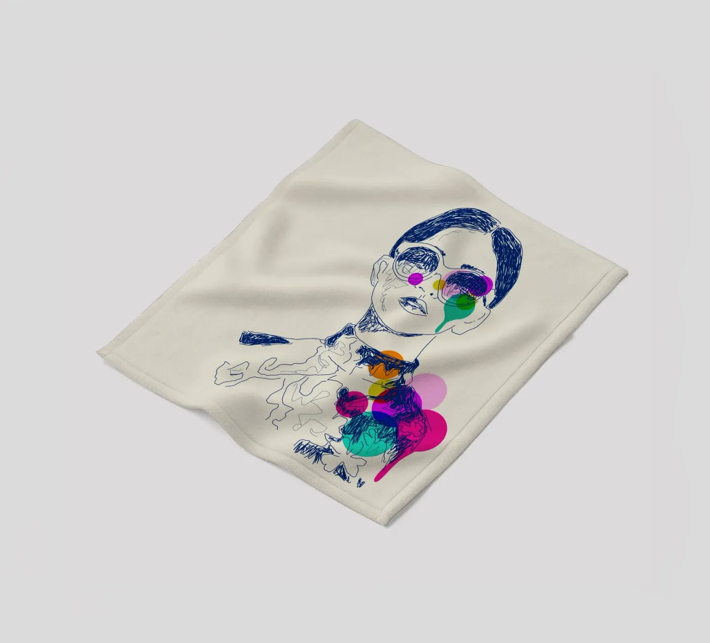 Retro Chic Fleecedecke von Indigo Rain