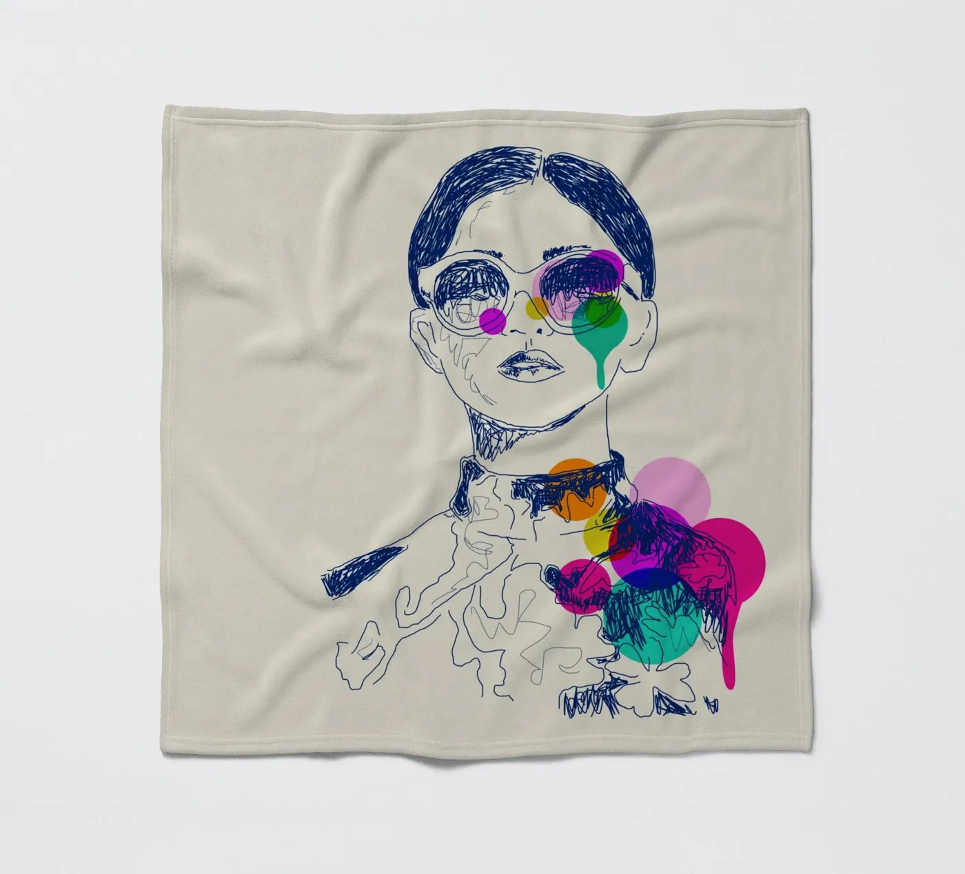 Retro Chic fleecedeken van Indigo Rain