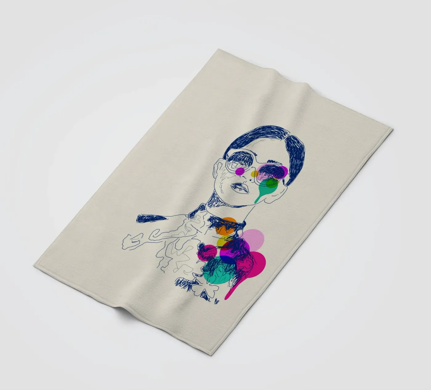 Retro Chic Fleecedecke von Indigo Rain