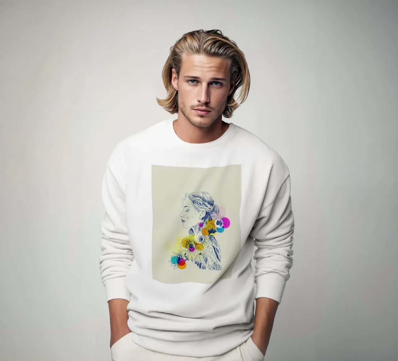 Sunflower Serenity felpa da Indigo Rain