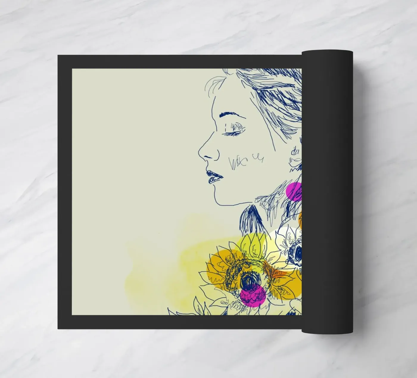 Sunflower Serenity zerbino da Indigo Rain