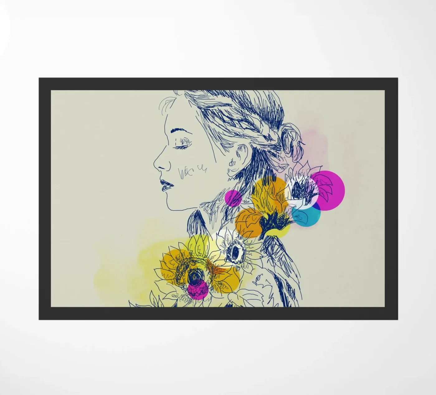 Sunflower Serenity zerbino da Indigo Rain