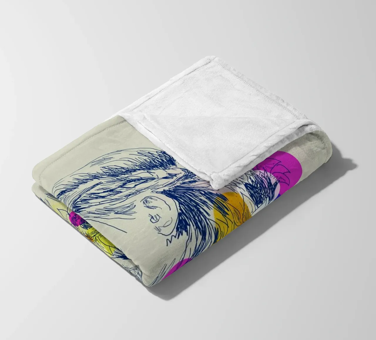 Sunflower Serenity coperta in pile da Indigo Rain
