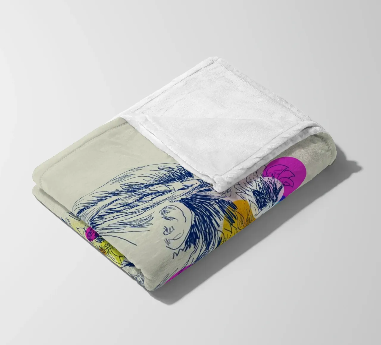 Sunflower Serenity coperta in pile da Indigo Rain