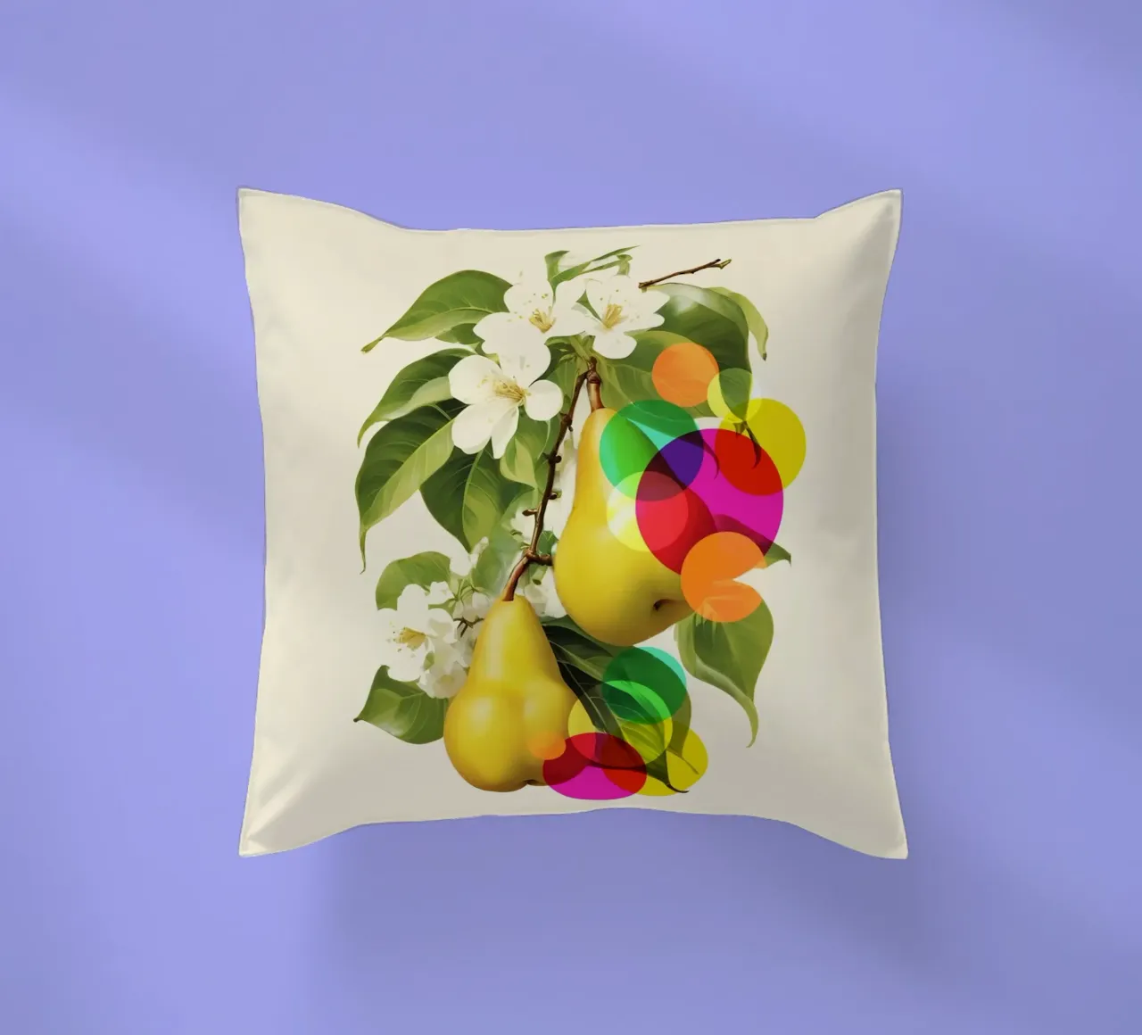 Modern Pear Art cuscino da Indigo Rain