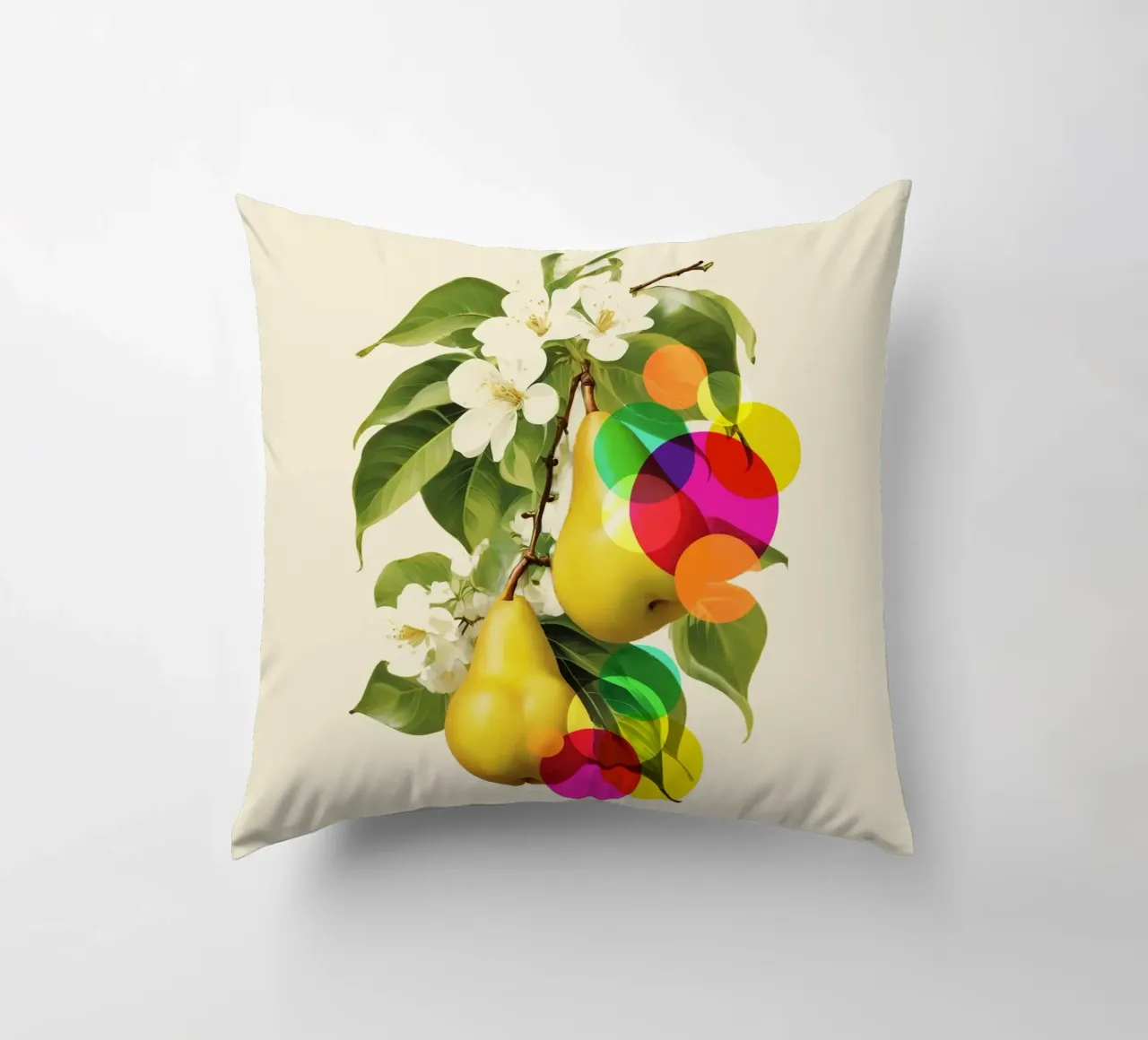 Modern Pear Art cuscino da Indigo Rain