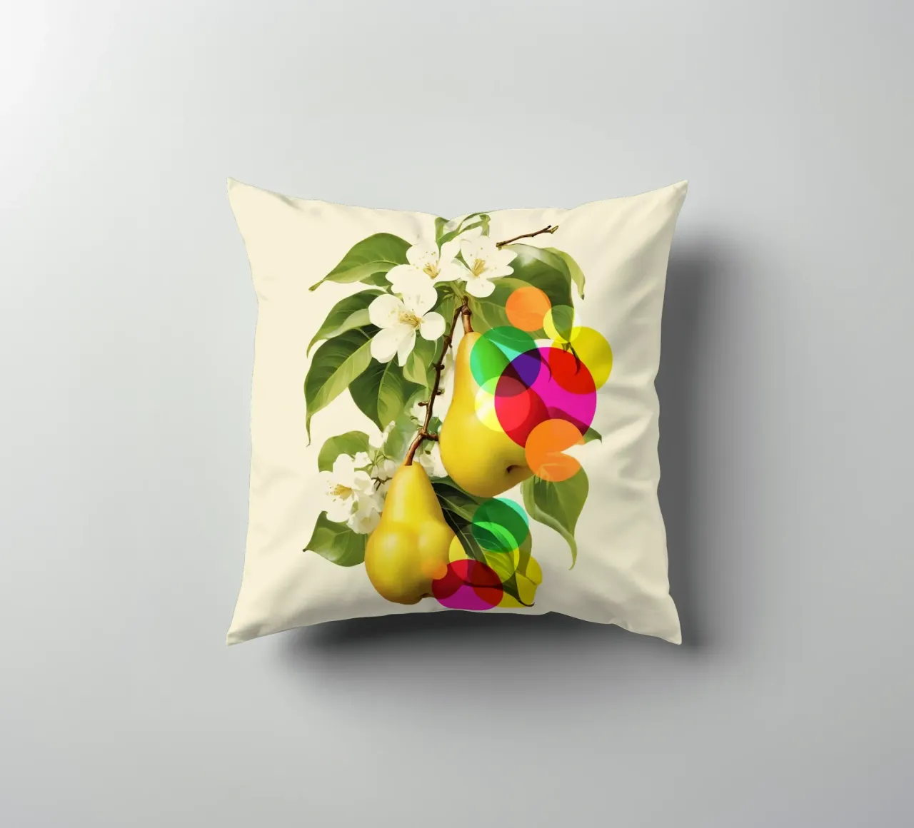 Modern Pear Art cuscino da Indigo Rain