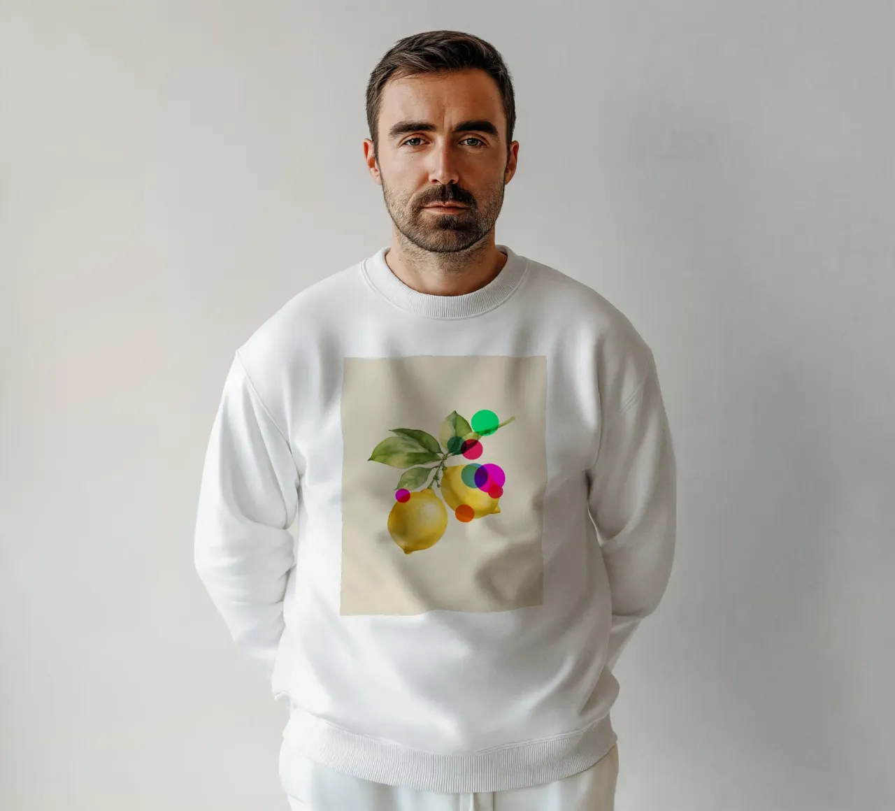 Botanical Lemon Art felpa da Indigo Rain