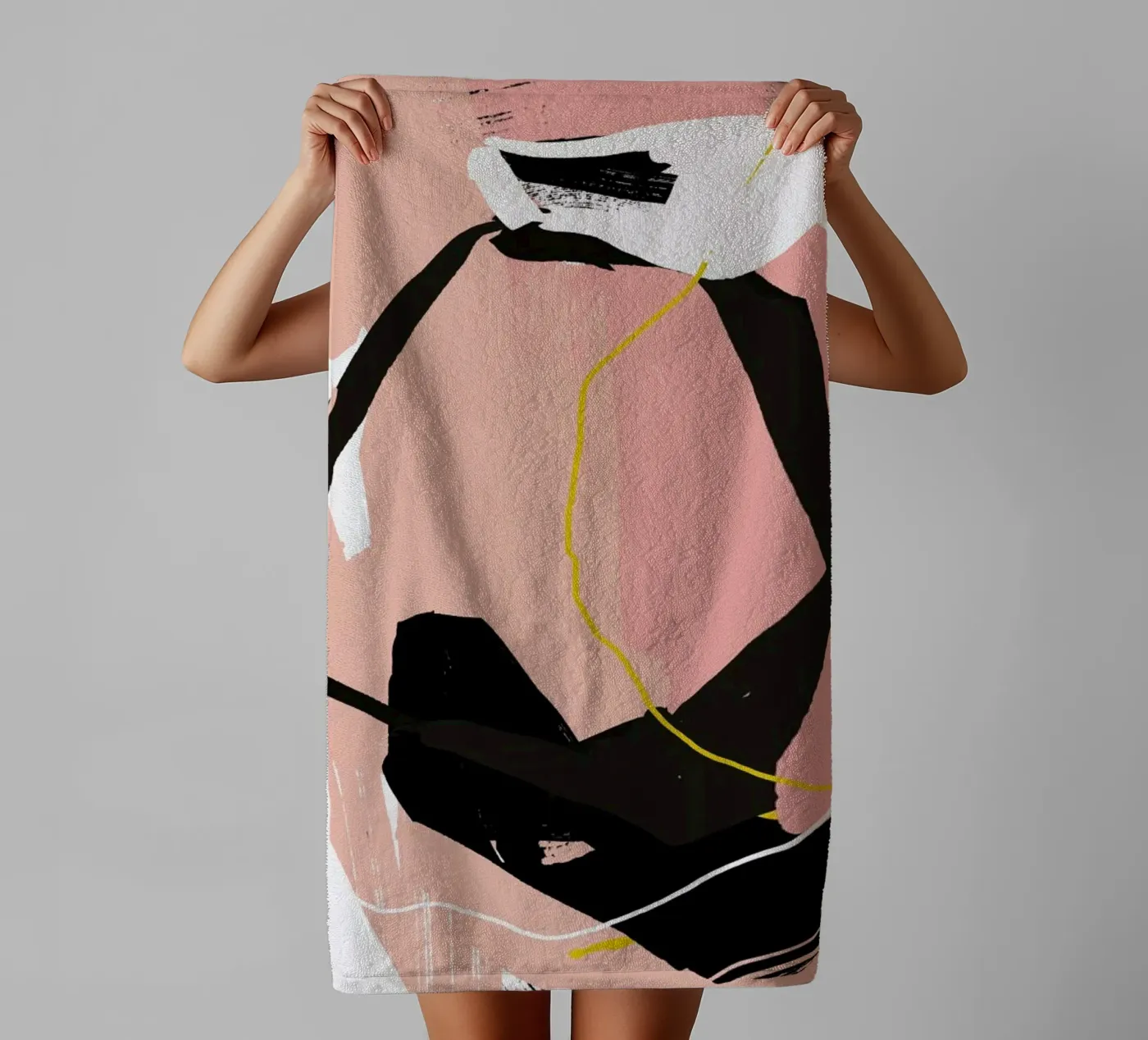 Cyclical Studies towel by Jilli Darling Art