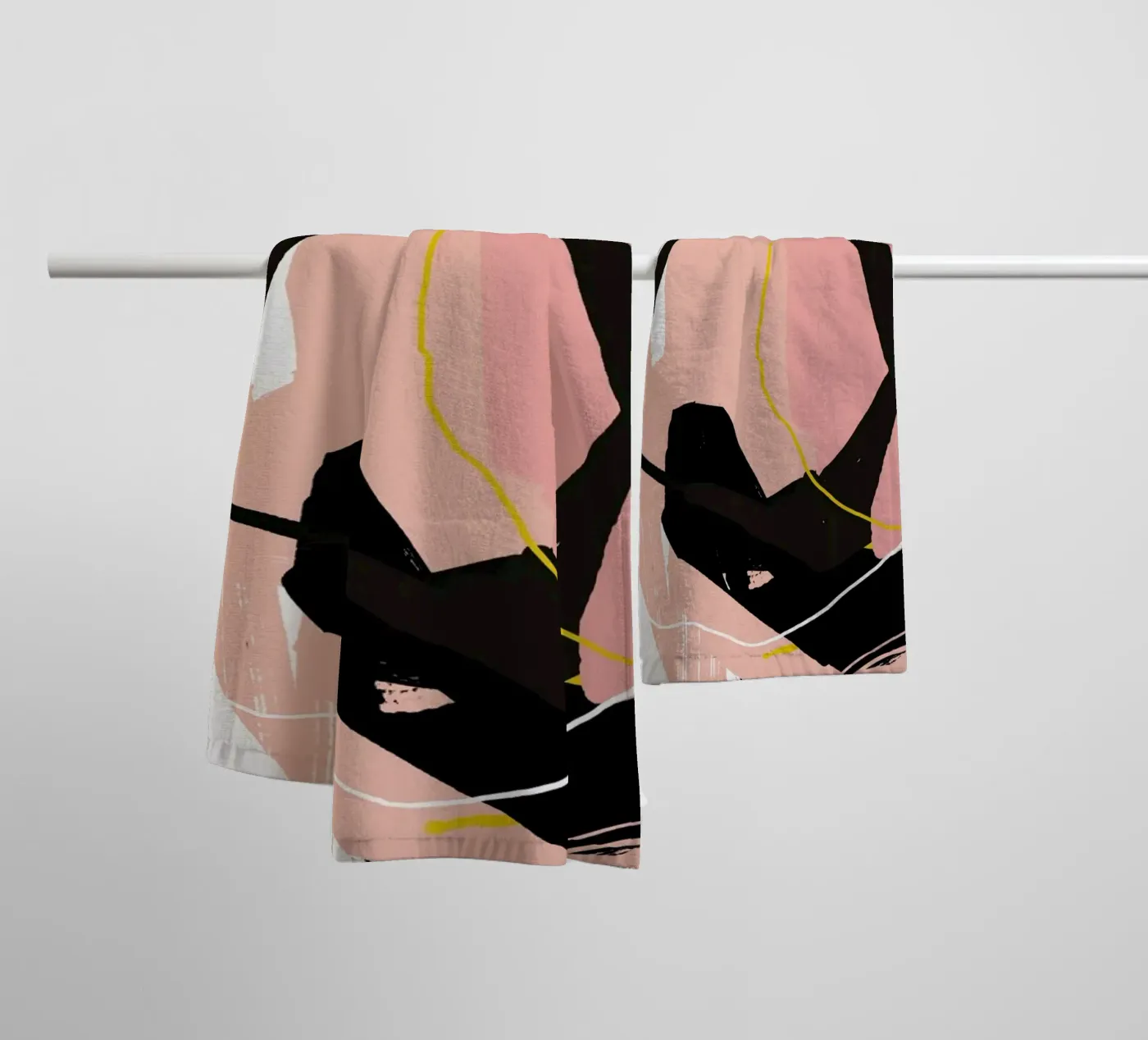 Cyclical Studies towel by Jilli Darling Art