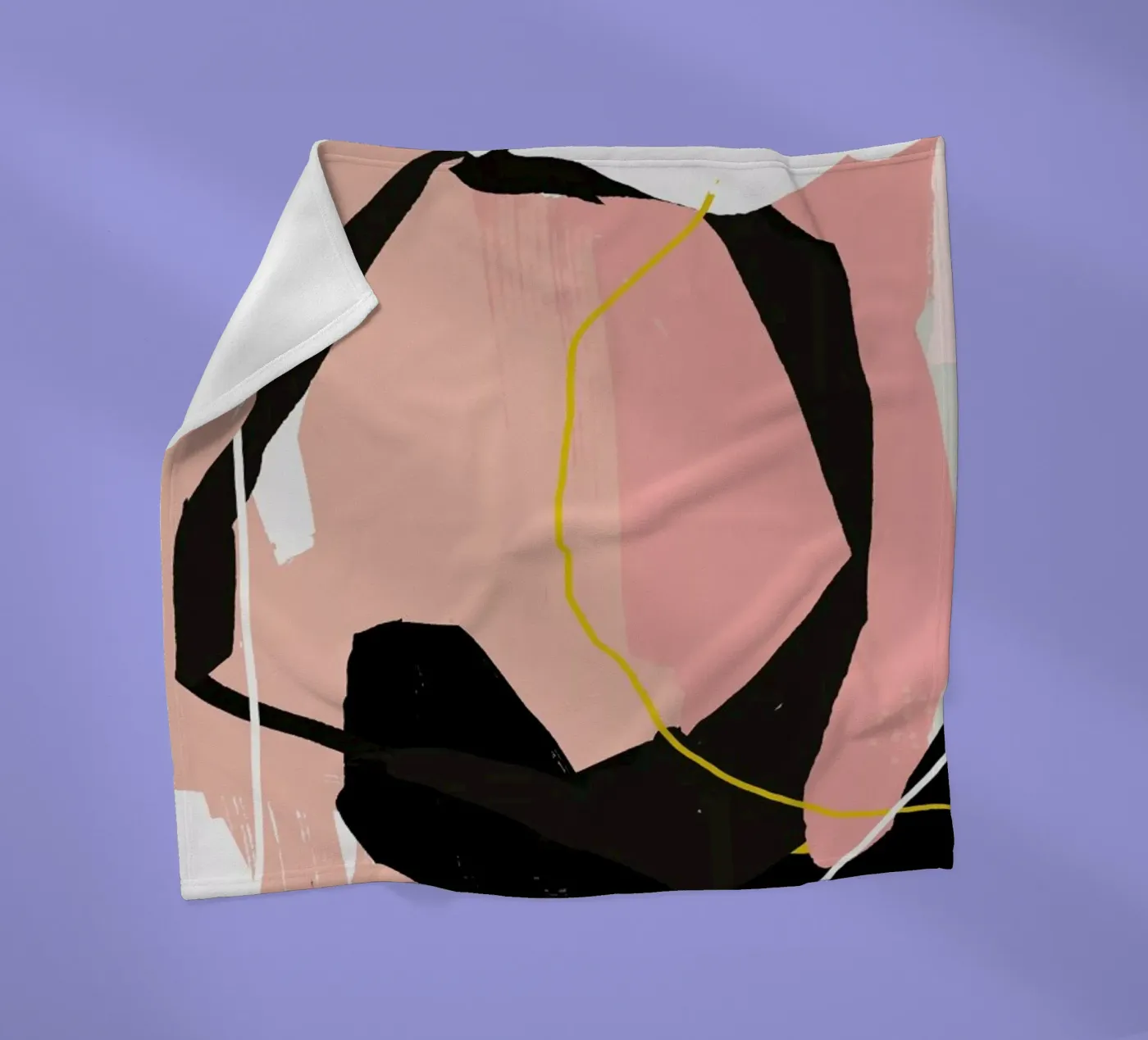 Cyclical Studies plaid polaire de Jilli Darling Art