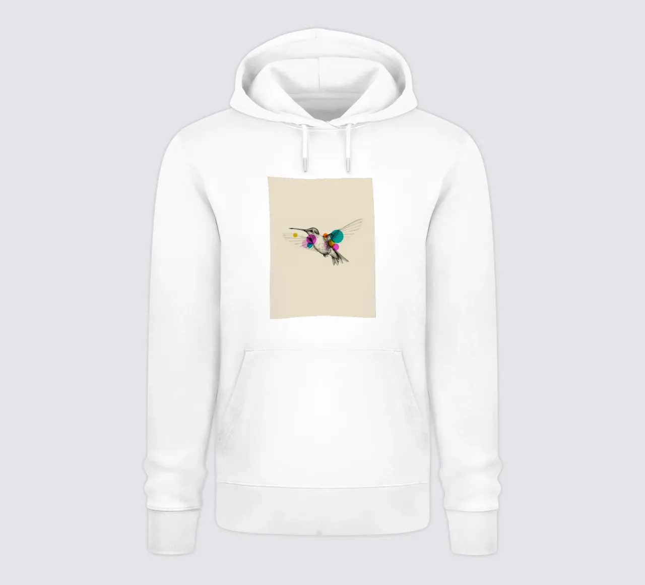 Hummingbird Art felpa con cappuccio da Indigo Rain