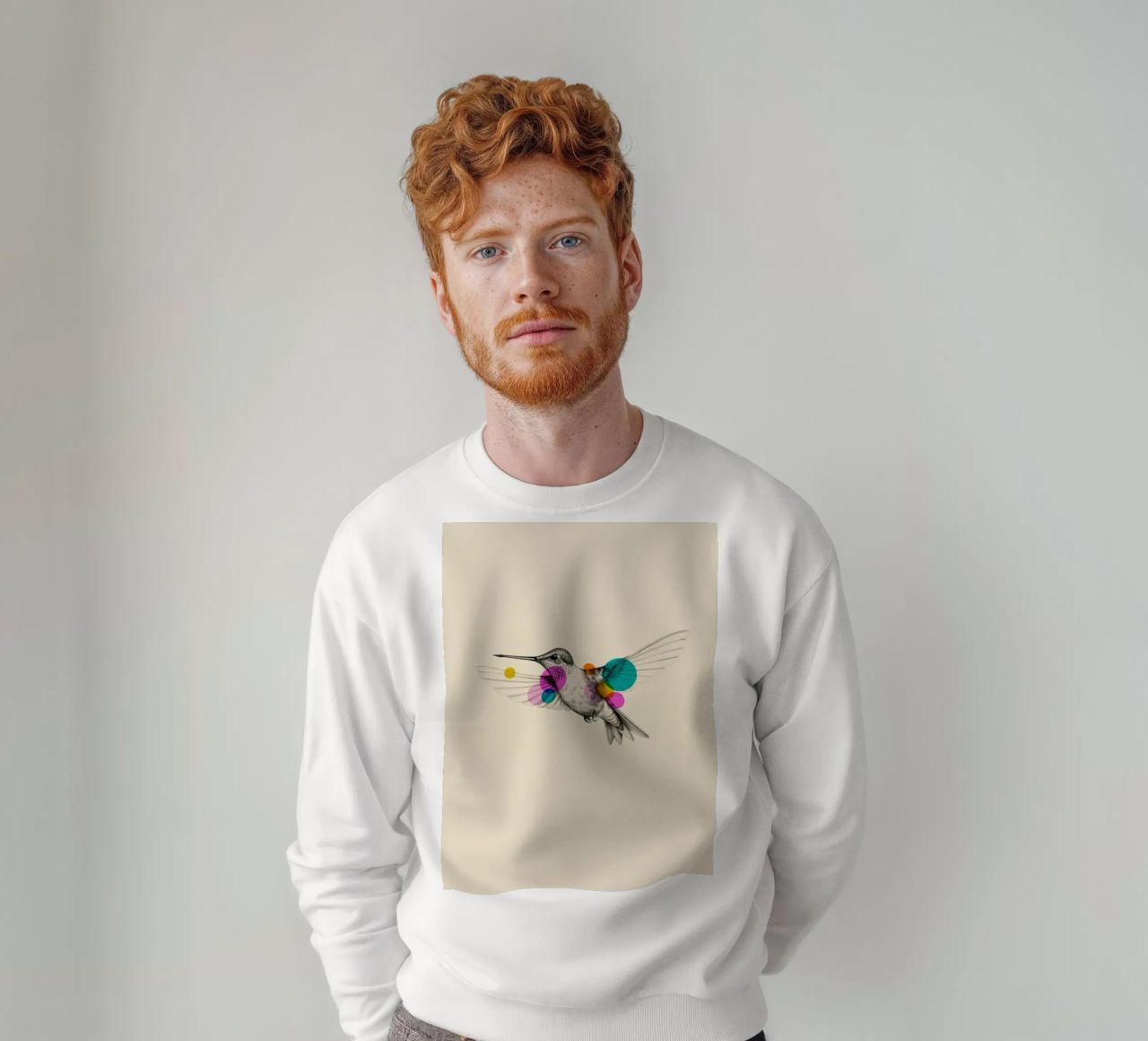 Hummingbird Art felpa da Indigo Rain