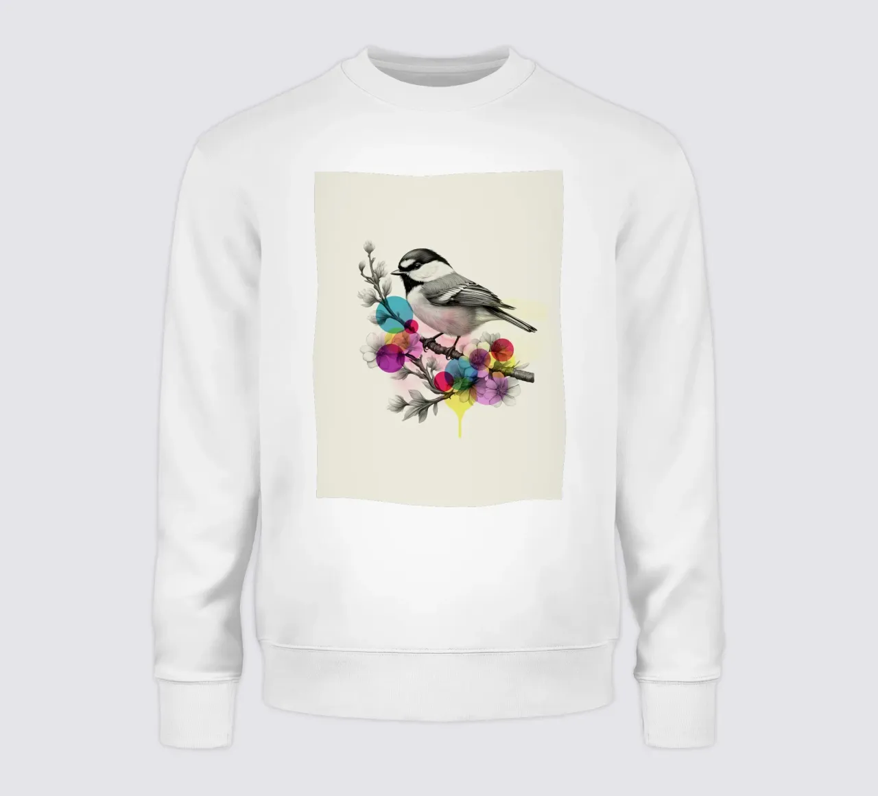 Bird on Twig Art felpa da Indigo Rain