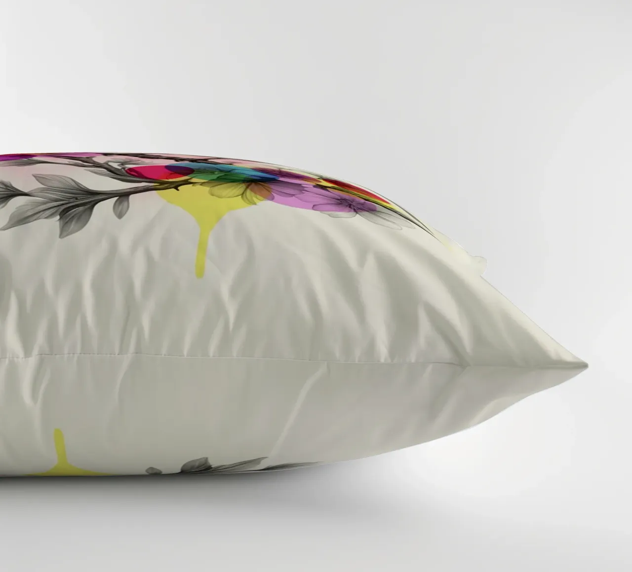 Bird on Twig Art cuscino da Indigo Rain