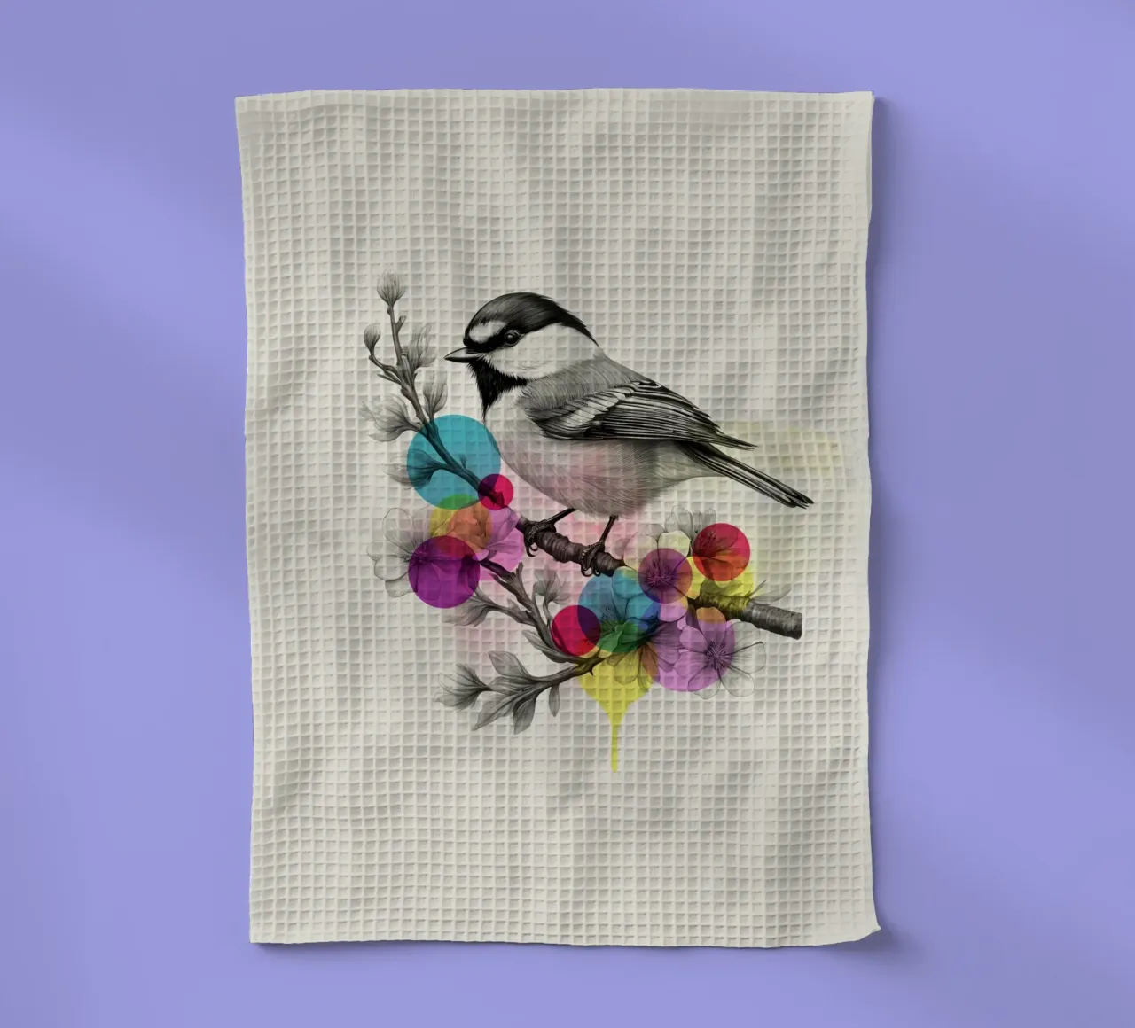 Bird on Twig Art canovaccio da cucina da Indigo Rain