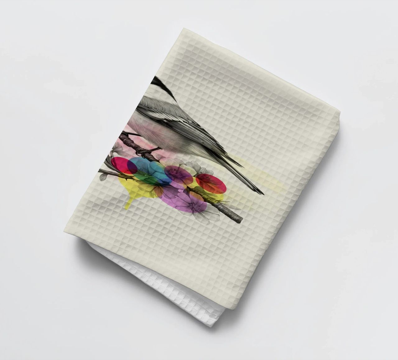Bird on Twig Art canovaccio da cucina da Indigo Rain