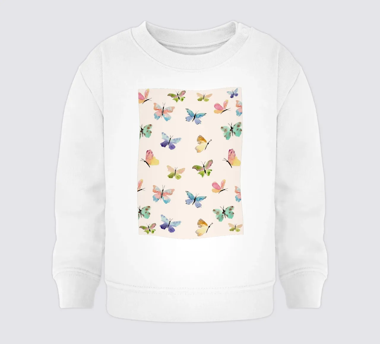 Beautiful Butterflies 1 felpa neonato da Nadjaa