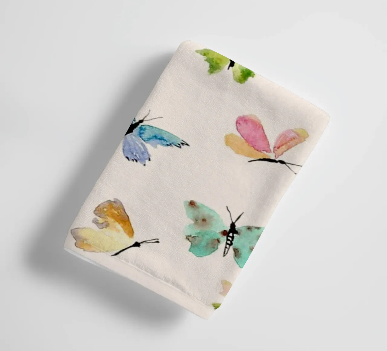 Beautiful Butterflies 1 towel by Nadjaa