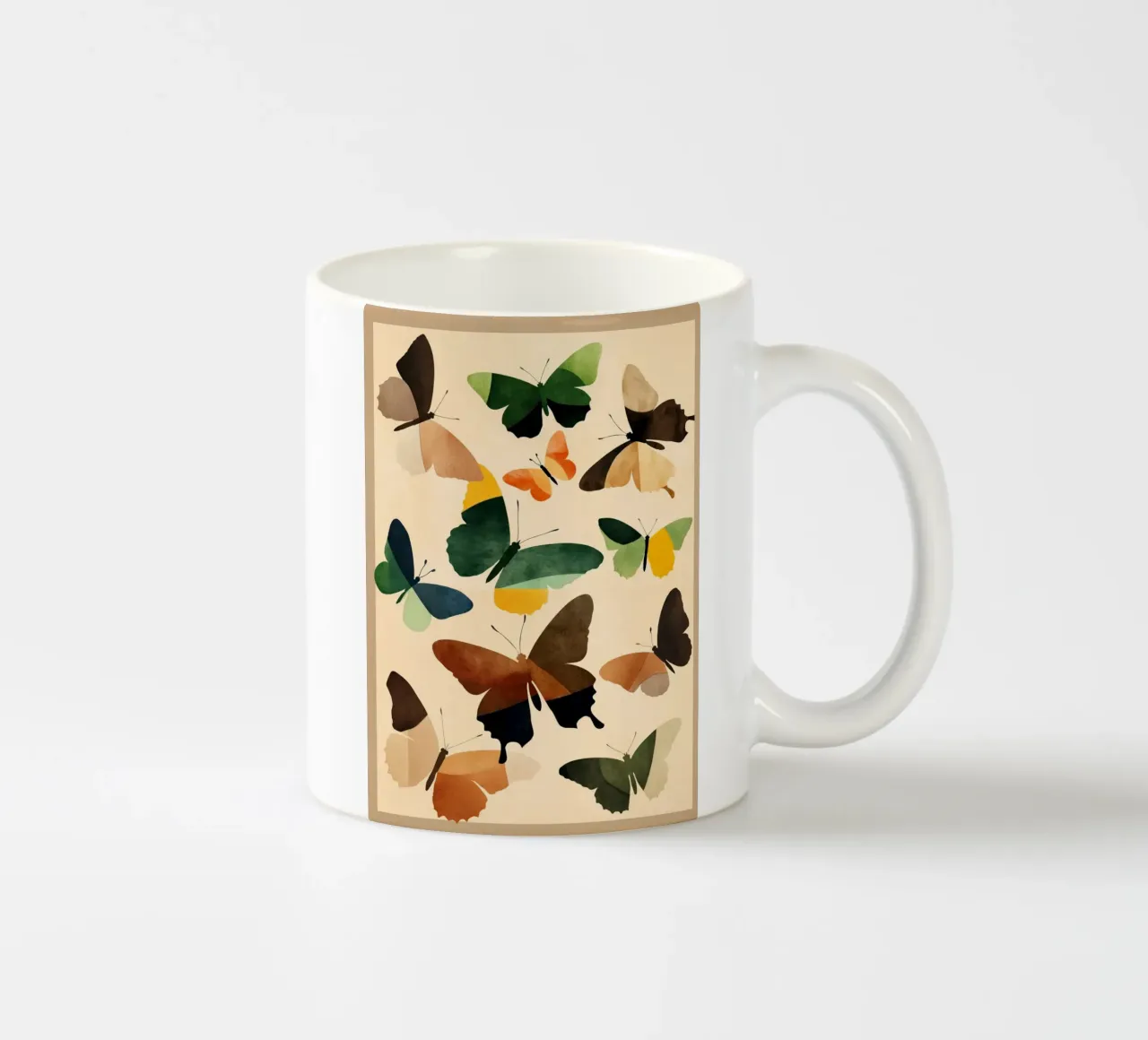 Beautiful Butterflies 2 tazza in ceramica da Nadjaa