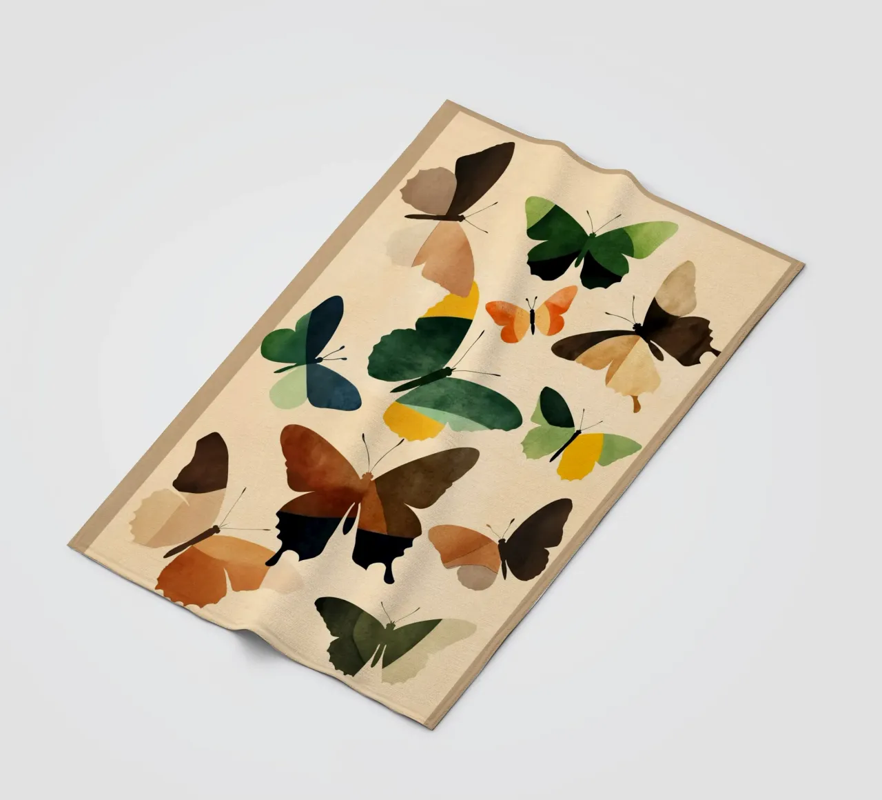 Beautiful Butterflies 2 coperta in pile da Nadjaa
