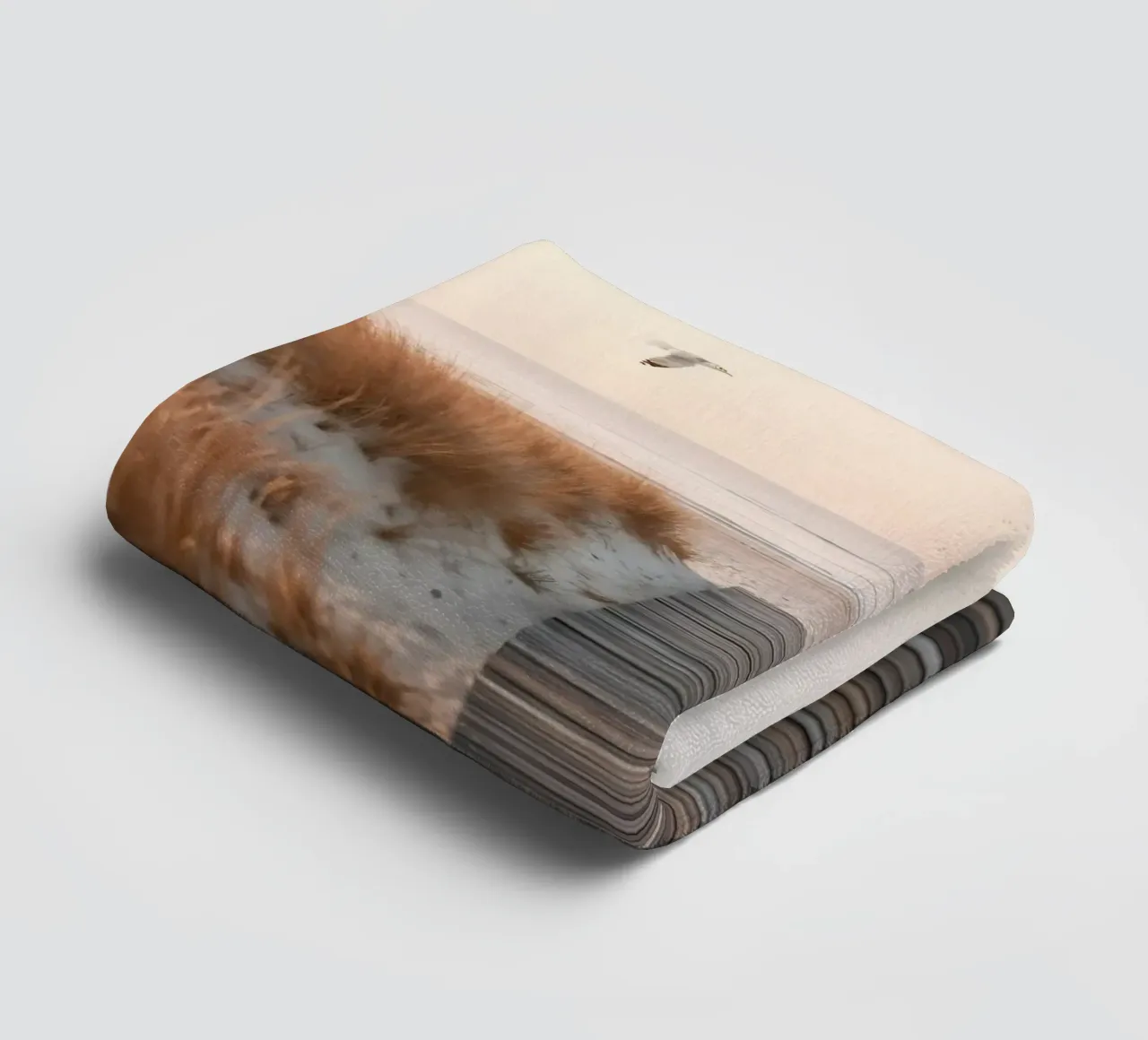 Seaside Silence – Dune Walk Art towel by BLICKPUNKT
