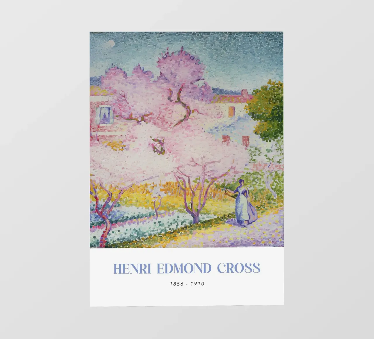 Henri-Edmond Cross Pointillist Blossom Trees Art photo wallpaper by NorwesClub