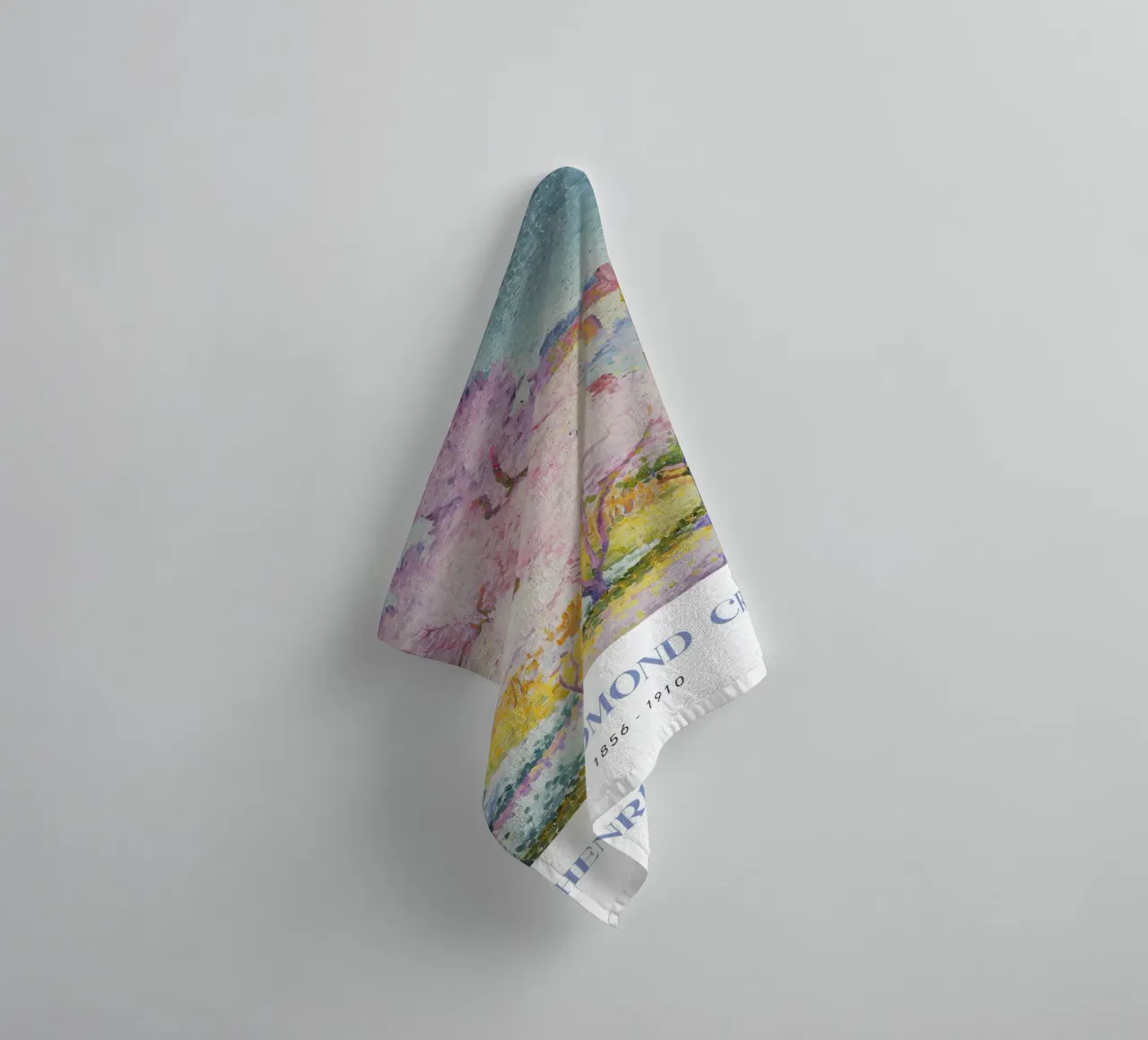 Henri-Edmond Cross Pointillist Blossom Trees Art towel by NorwesClub