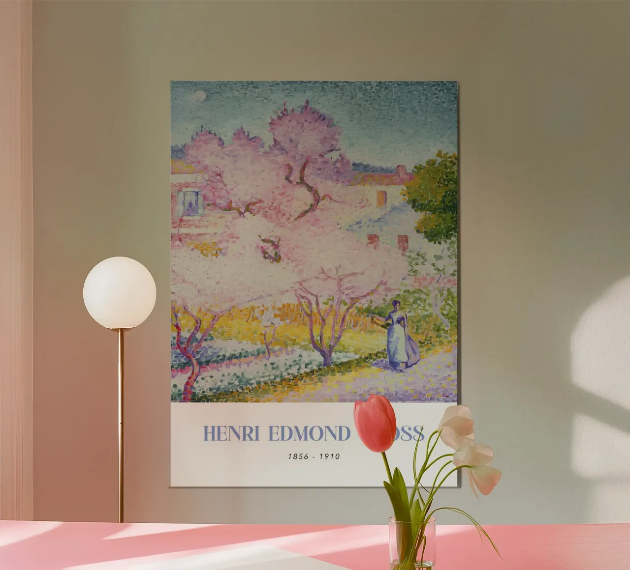 Henri-Edmond Croce Puntinista Alberi in fiore Arte poster da NorwesClub