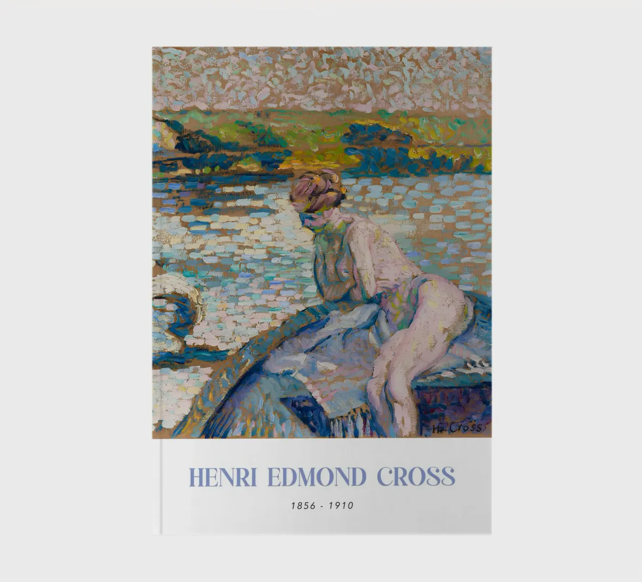 Henri-Edmond Cross Pointilliste Figure Nue Art carnet de notes de NorwesClub
