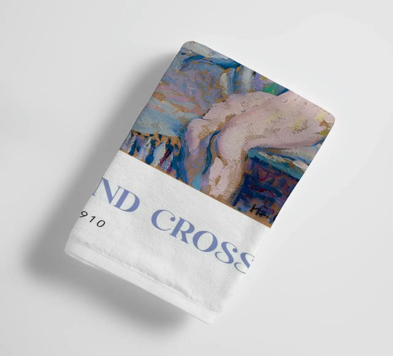 Henri-Edmond Cross Figura nuda divisionista asciugamano da bagno da NorwesClub
