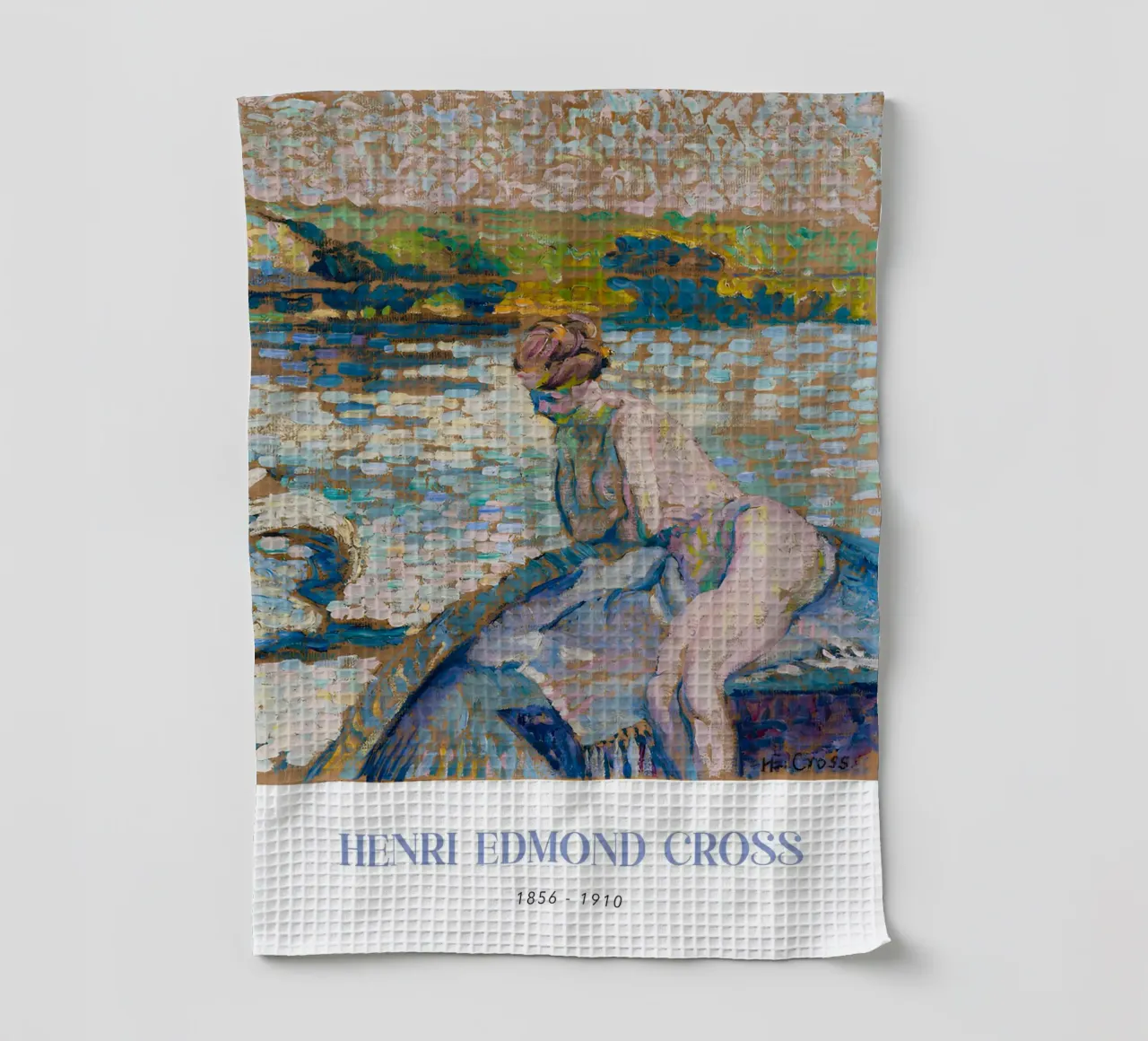 Henri-Edmond Cross Figura nuda divisionista canovaccio da cucina da NorwesClub