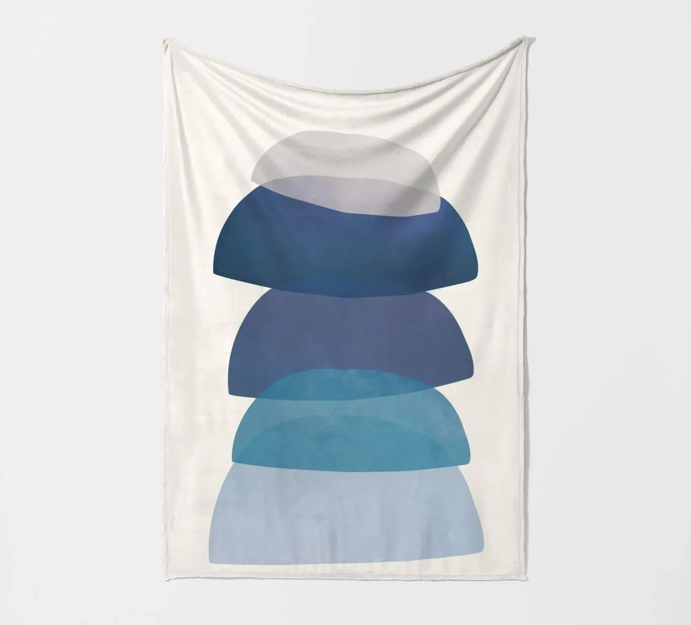 Blue Stack 01 coperta in pile da cityart