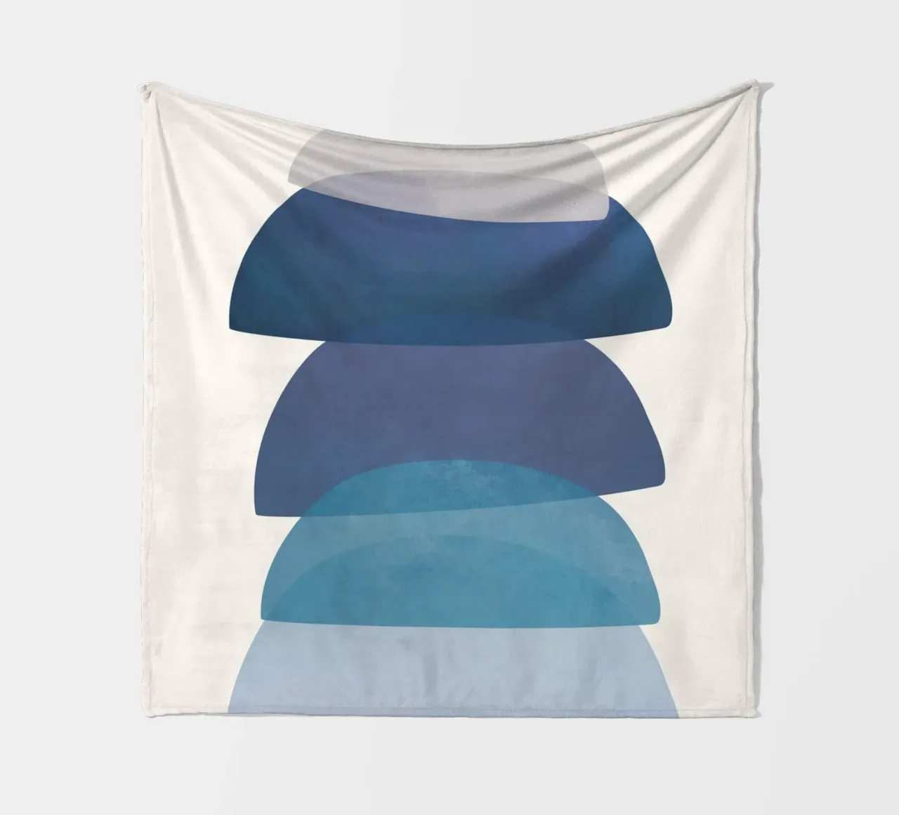 Blue Stack 01 coperta in pile da cityart