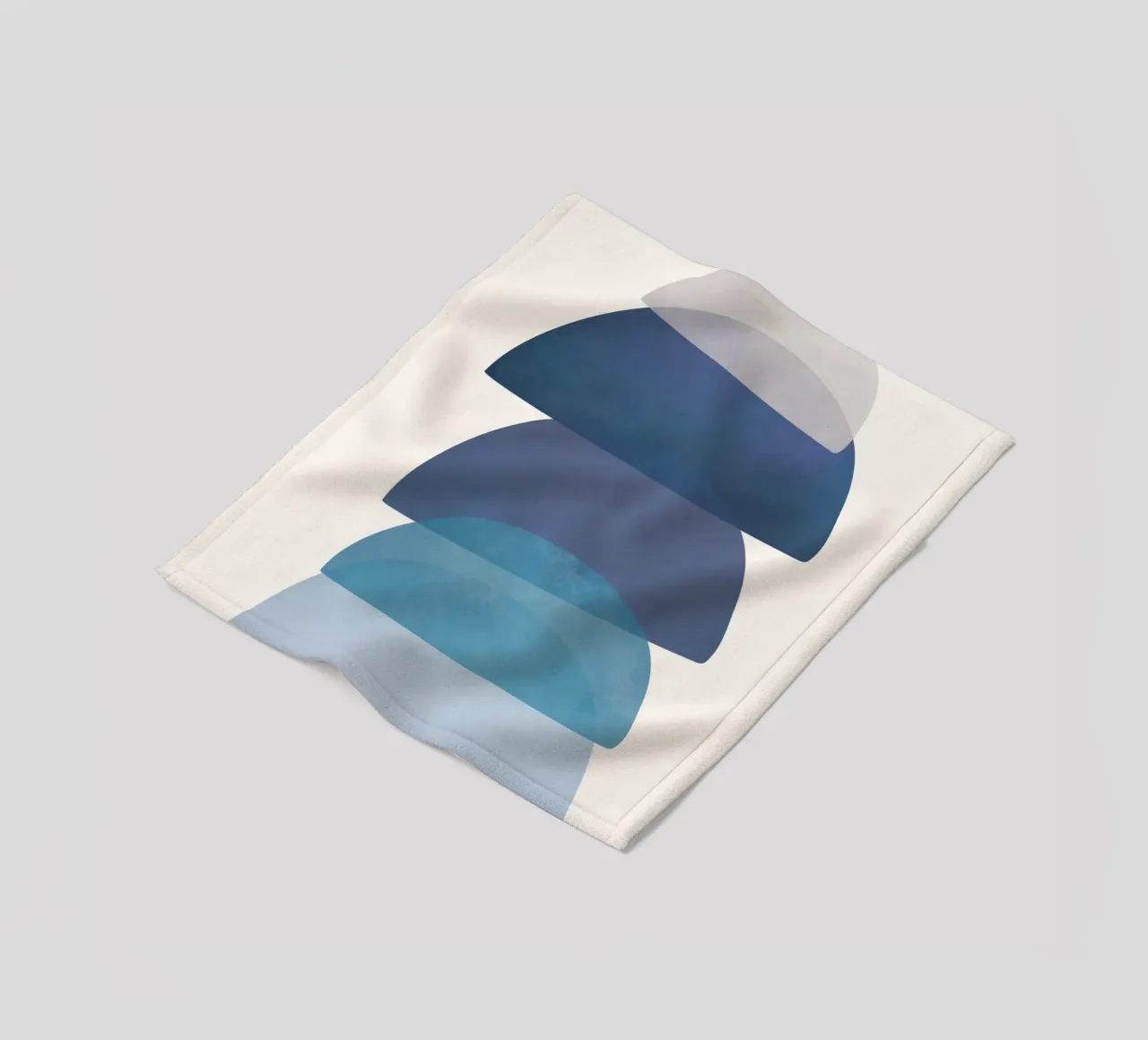 Blue Stack 01 Fleecedecke von cityart