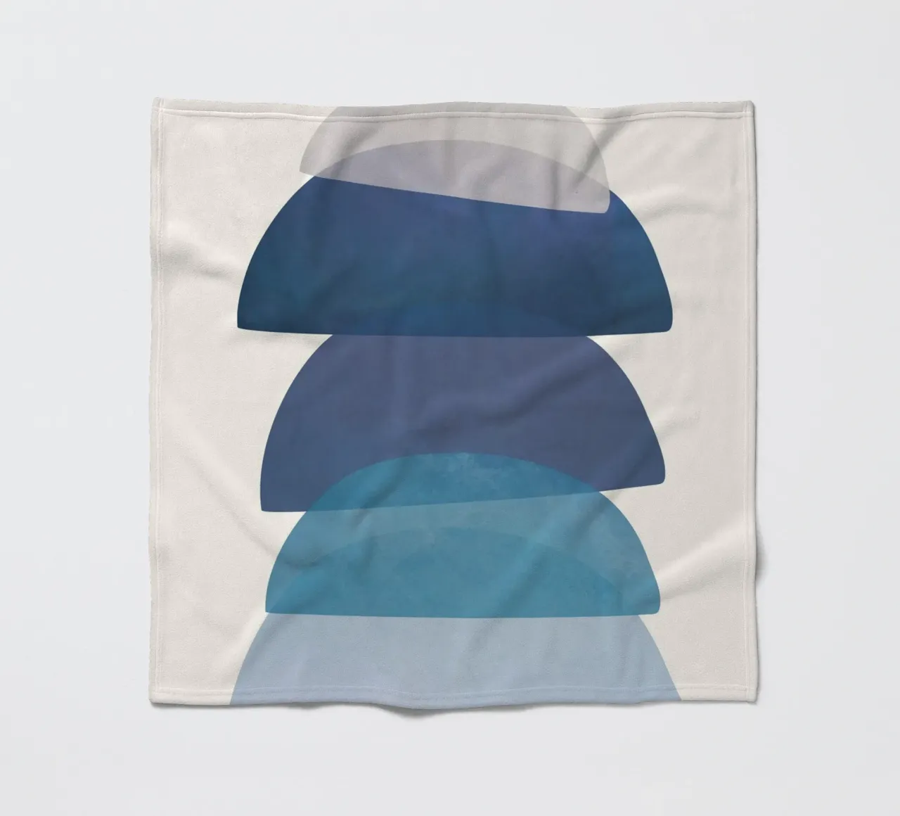 Blue Stack 01 Fleecedecke von cityart