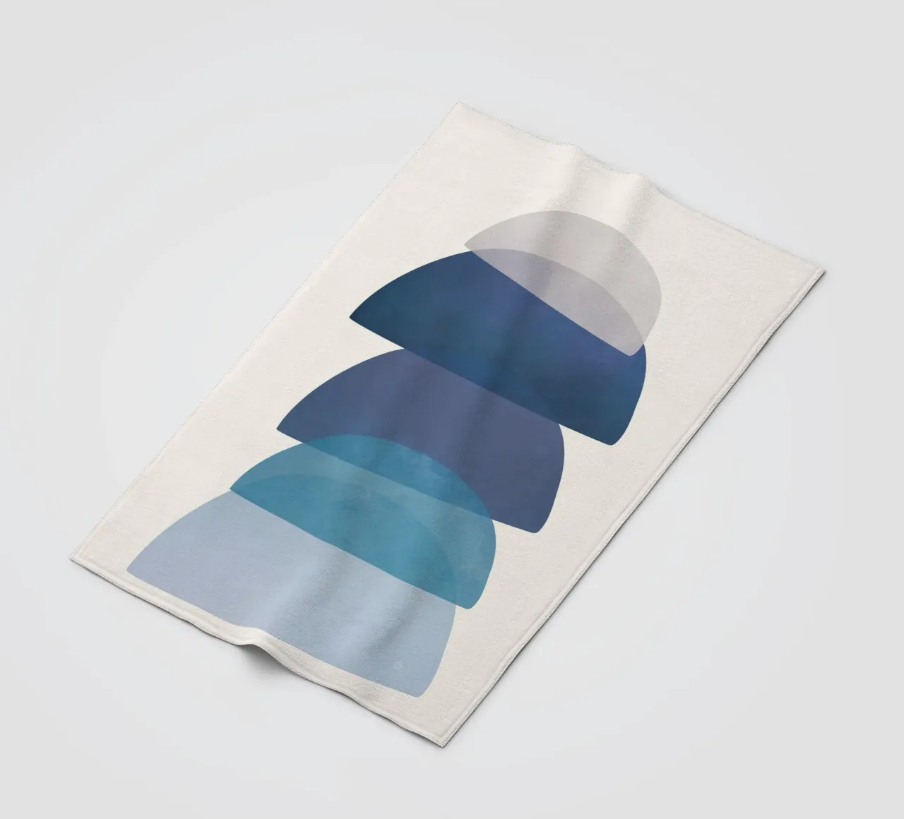 Blue Stack 01 coperta in pile da cityart