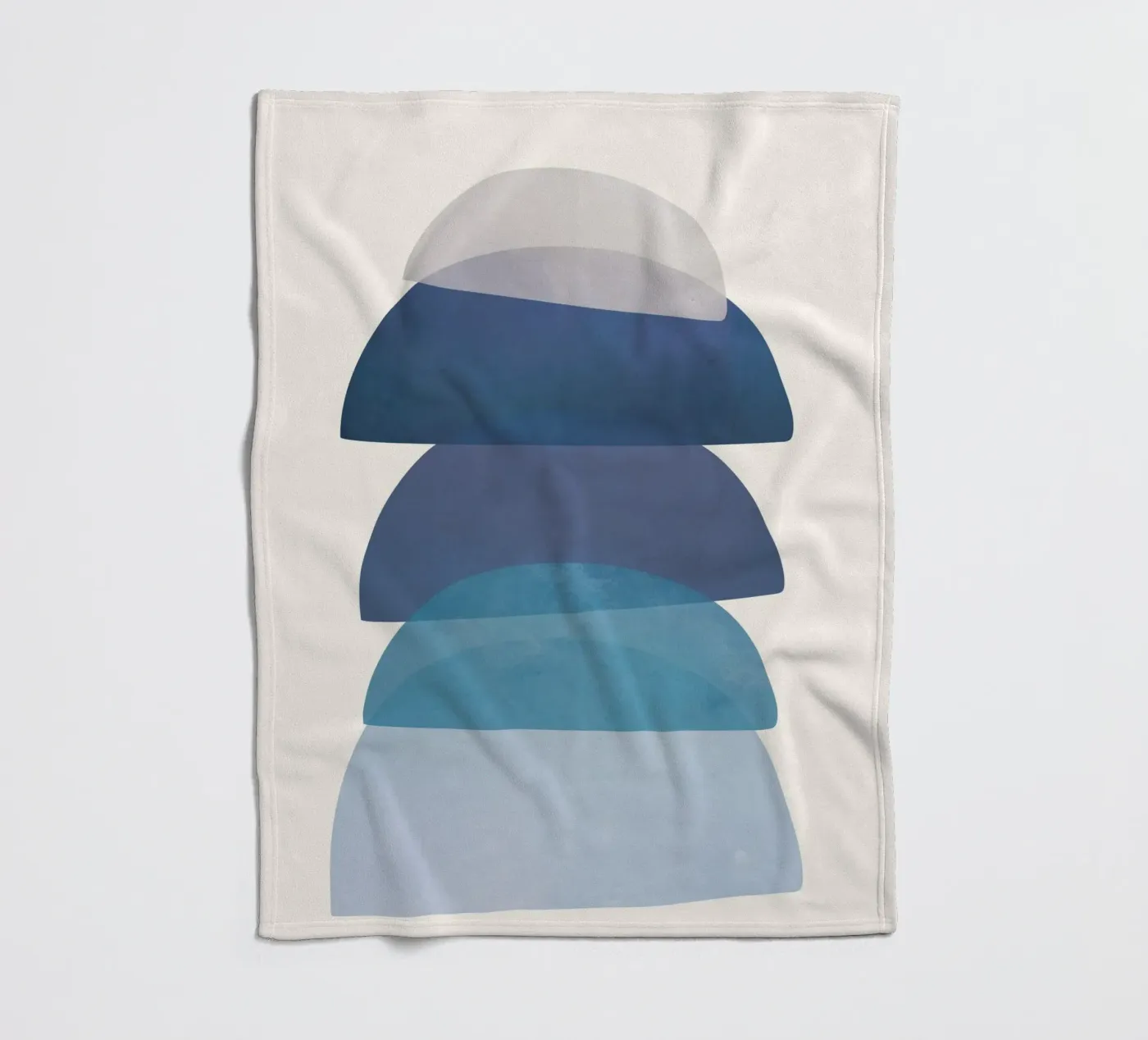 Blue Stack 01 coperta in pile da cityart