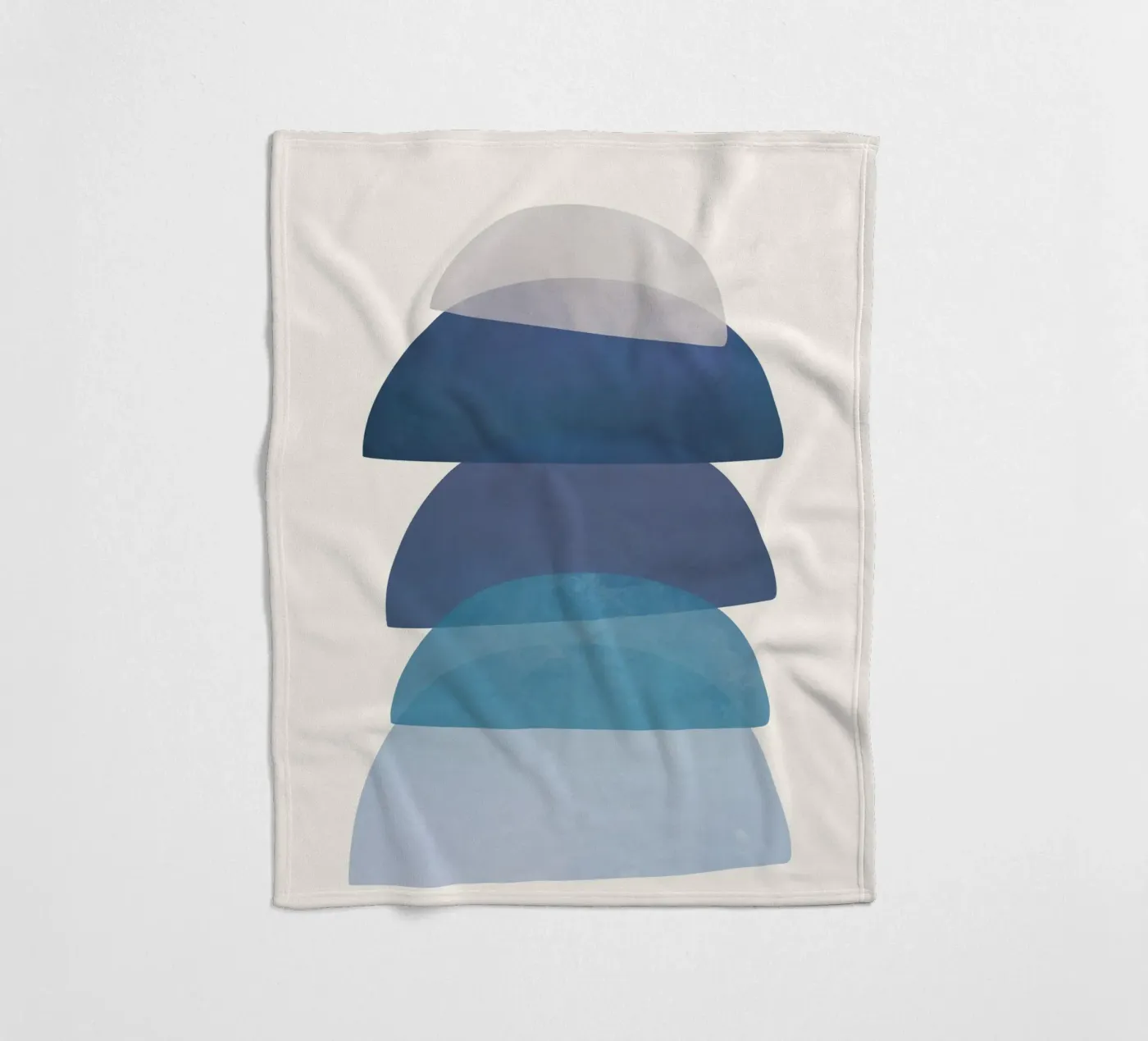 Blue Stack 01 plaid polaire de cityart