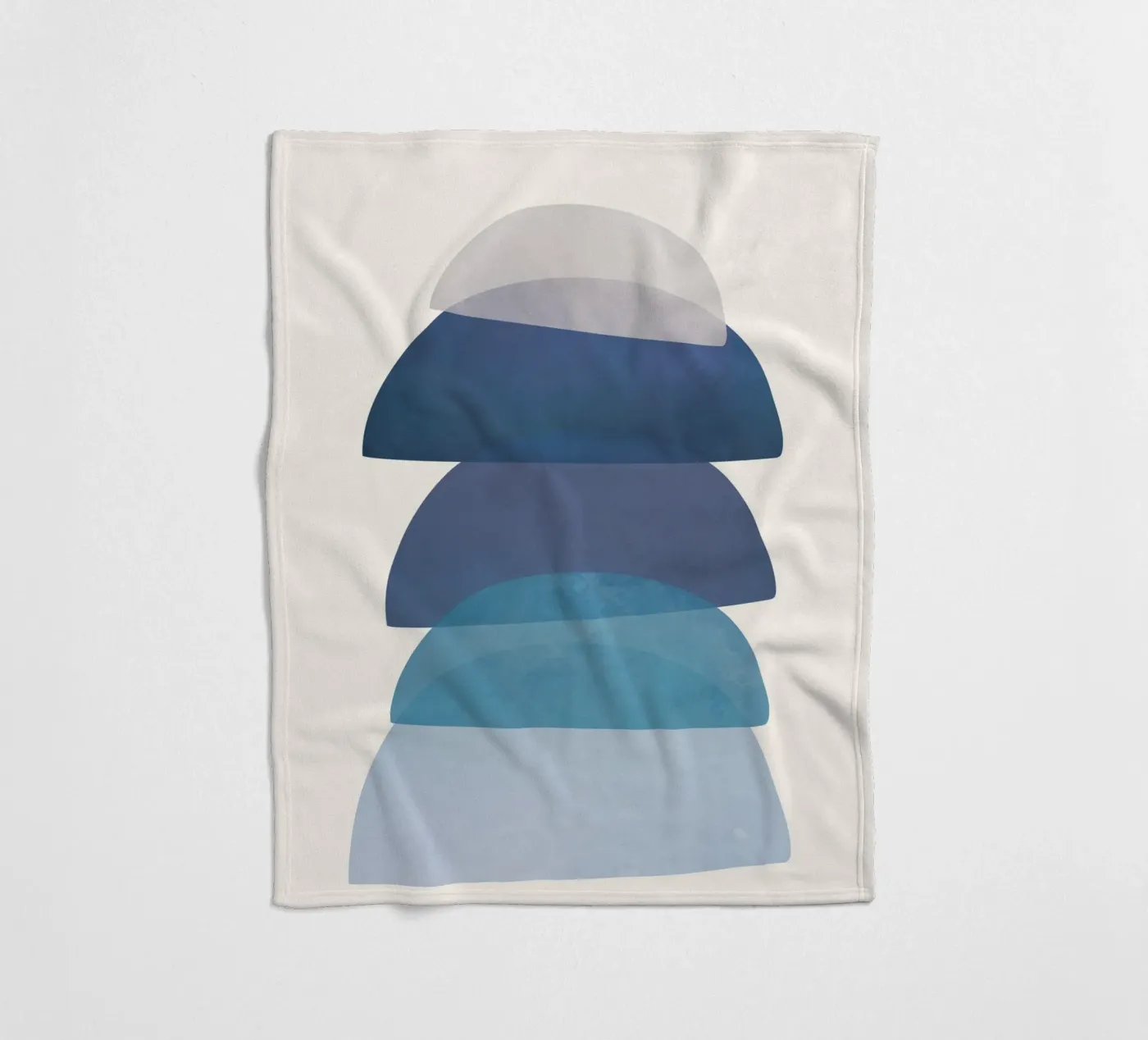 Blue Stack 01 coperta in pile da cityart