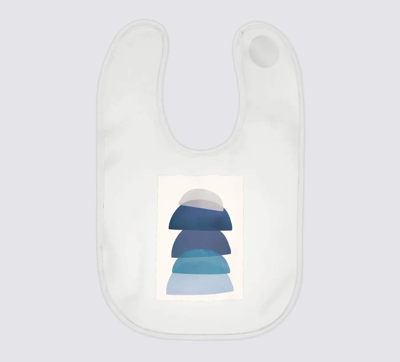 Blue Stack 01 baby slabbetje van cityart
