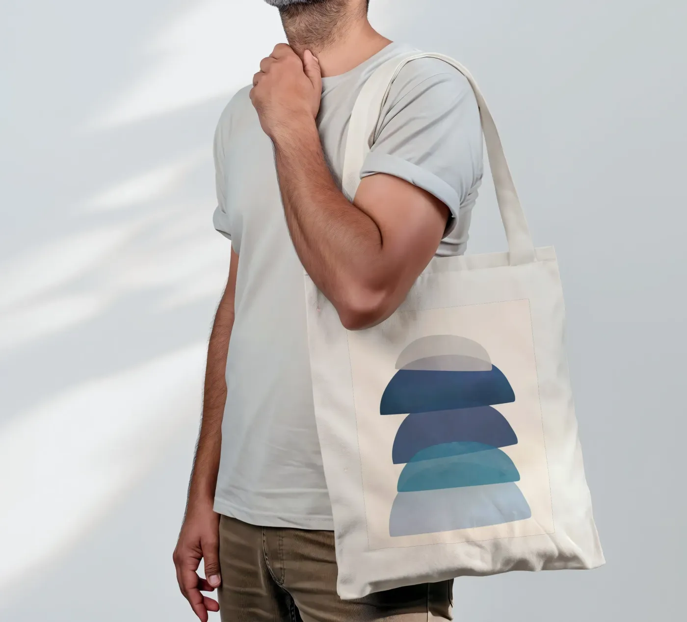 Blue Stack 01 tote bag by cityart