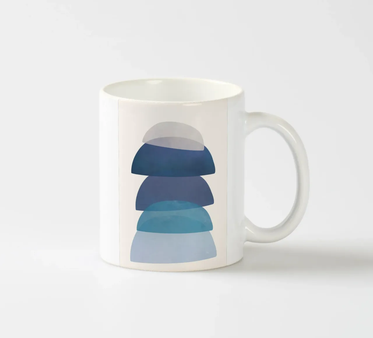 Blue Stack 01 tazza in ceramica da cityart