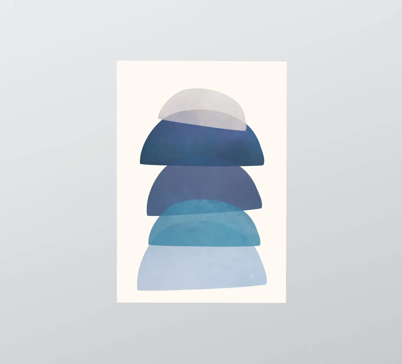 Blue Stack 01 Sticker von cityart