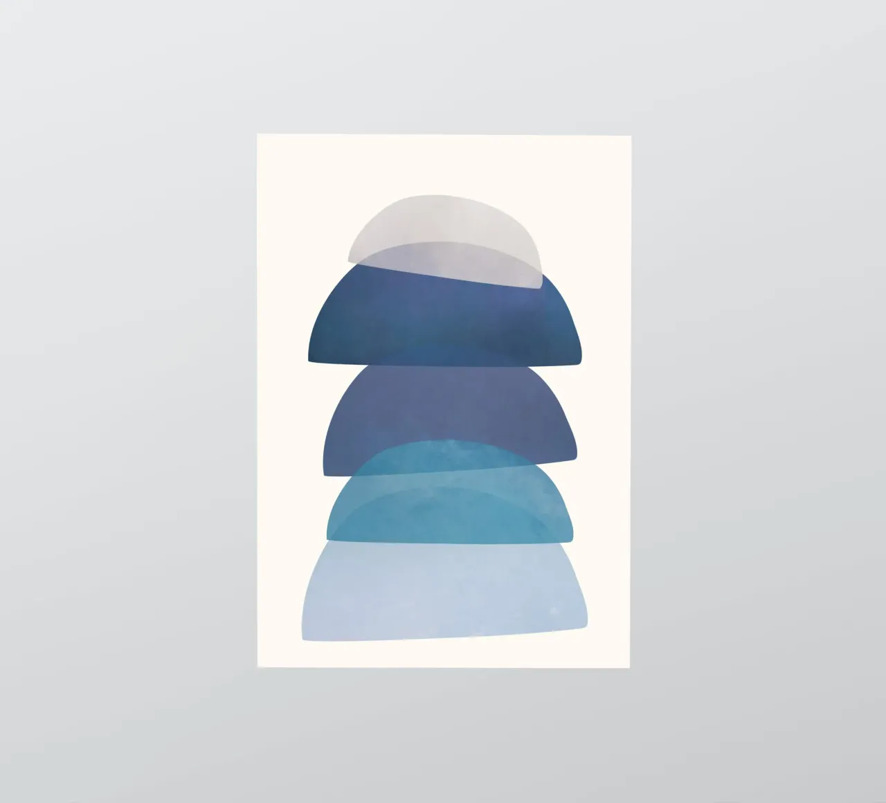 Blue Stack 01 sticker van cityart