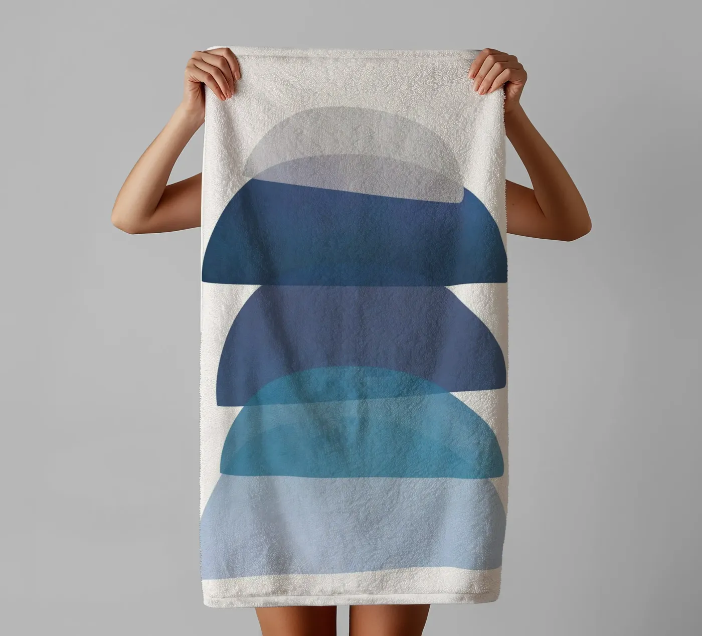 Blue Stack 01 badhanddoek van cityart